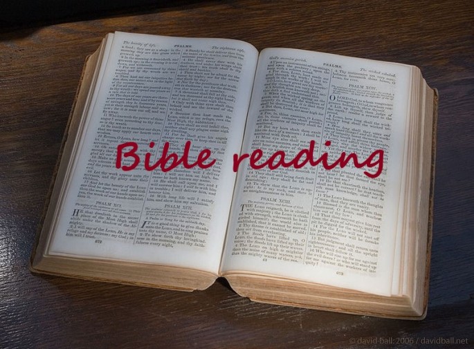 Bible reading English