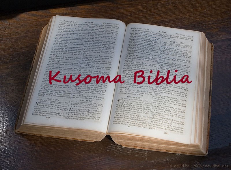 Bible reading Swahili